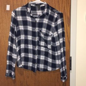 Navy Blue Flannel
